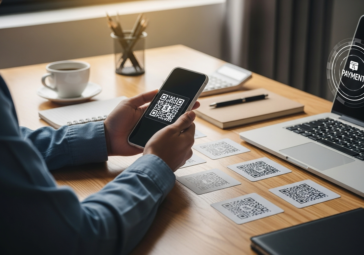 Scanning QR codes for payment