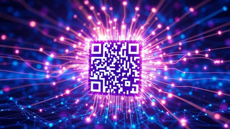 QR code evolving into digital connections