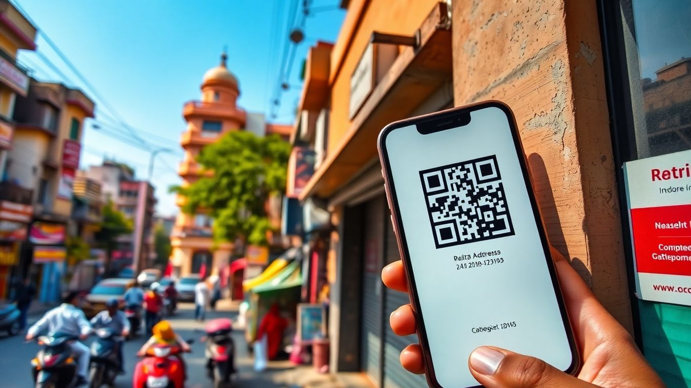 Dynamic QR code generator interface from xcan.it used to manage long-term QR codes on printed materials