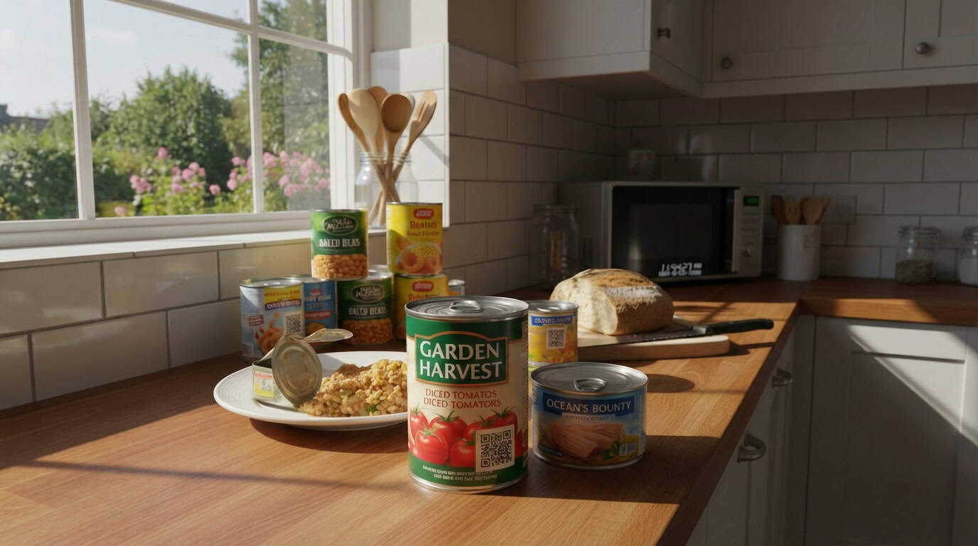 Dynamic QR code on food packaging enabling real-time consumer safety updates