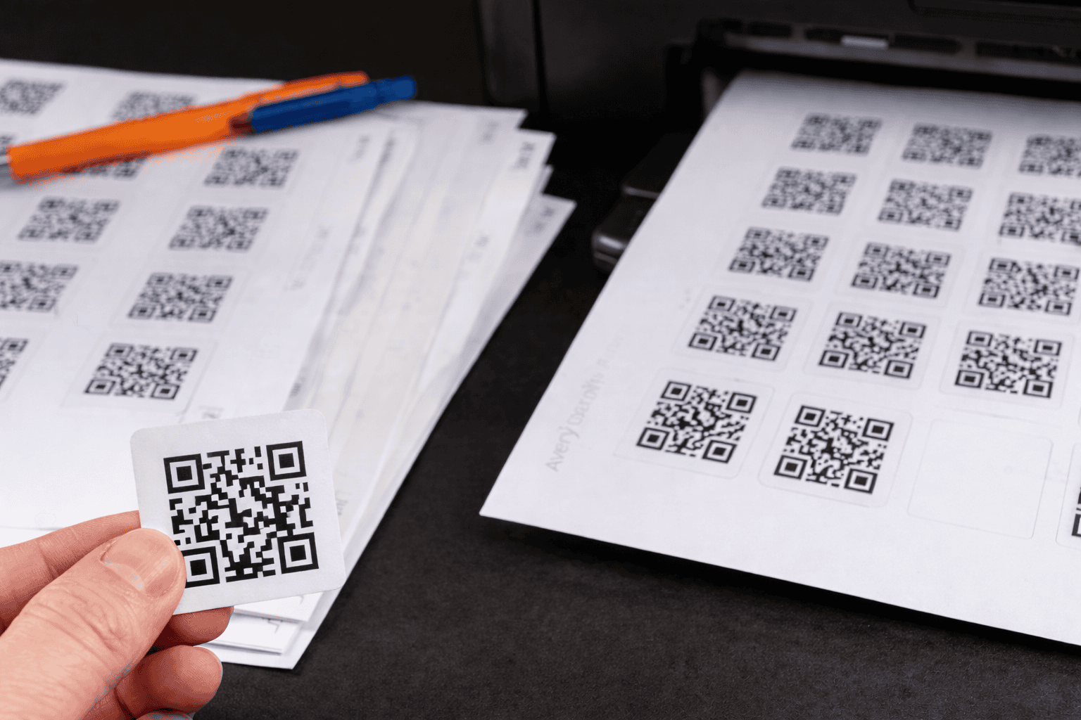 How do I print a QR Code Sticker