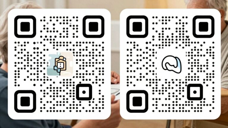 QR codes improving daily life and care.
