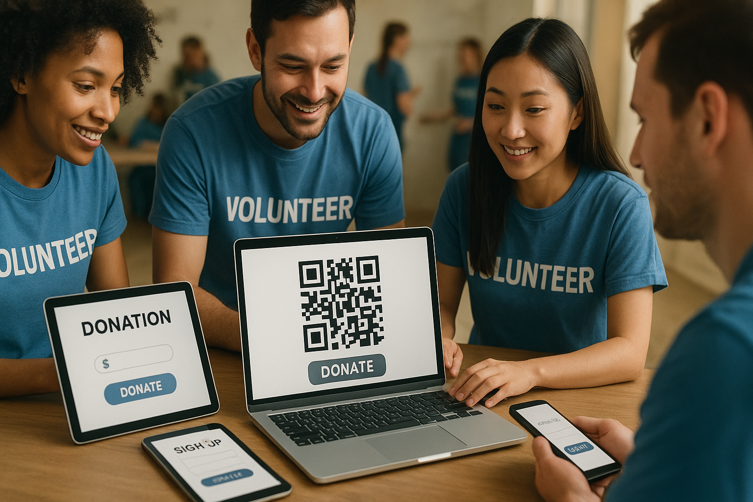 qr codes for charities — xcan.it guide